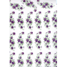 Ref. 78463 - DECALQUE RAMO DE FLORES LILÁS PQ. 460/21 Ref. 78463 - DECALQUE RAMO DE FLORES LILÁS PQ. 460/21